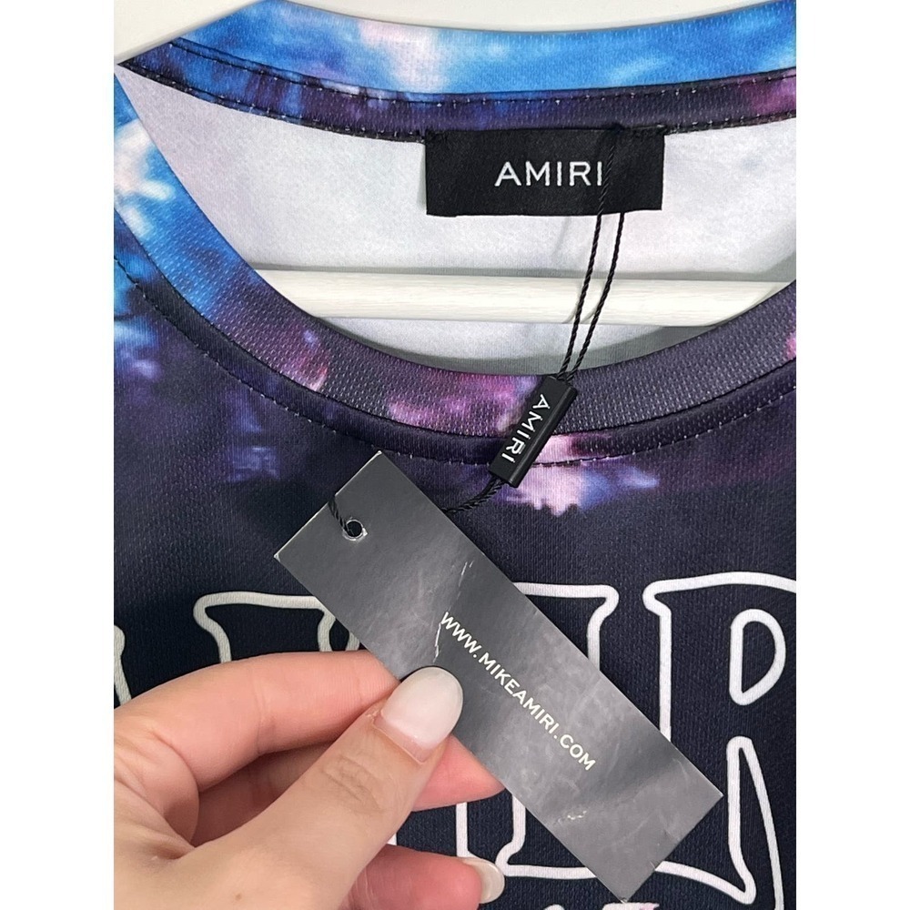 NWT AMIRI Crystal Ball Tie-Dye Short Sleeve T-shirt Men's Size Medium - Picture 6 of 8
